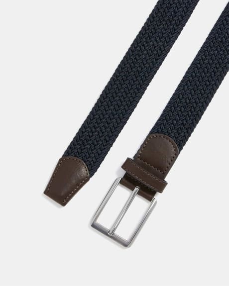 Stretch Solid Braided Belt