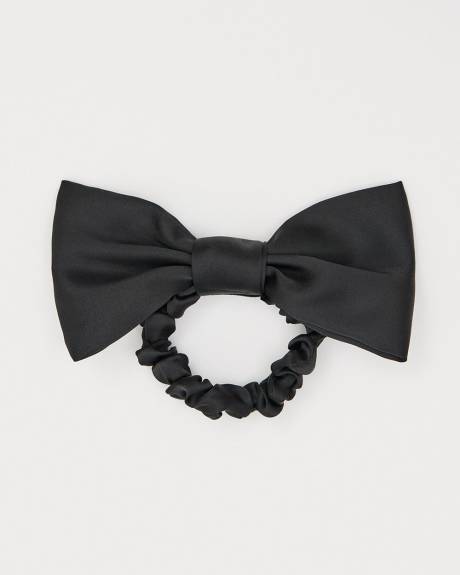 Satin Bow Scrunchie