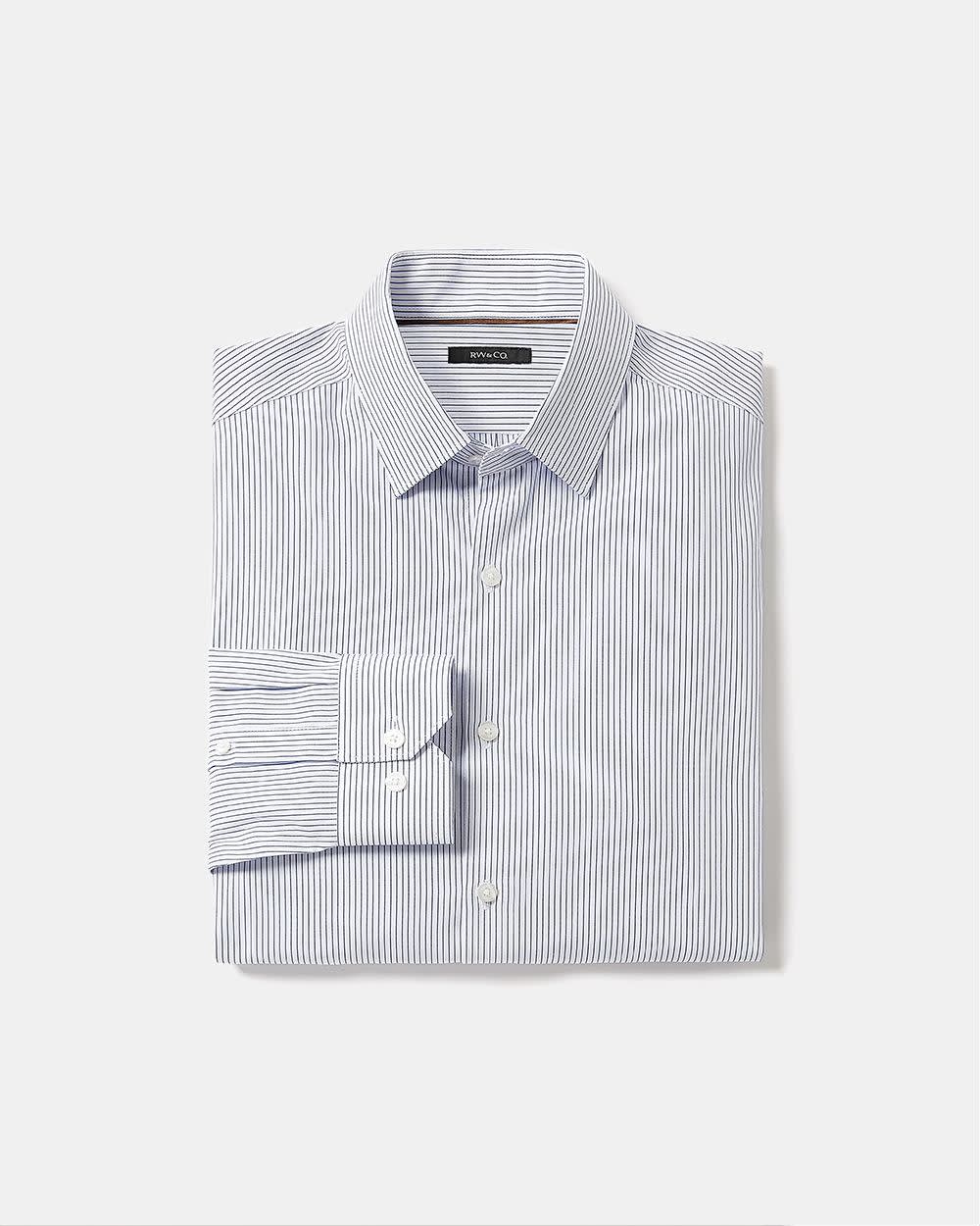Striped Tailored-Fit Dress Shirt