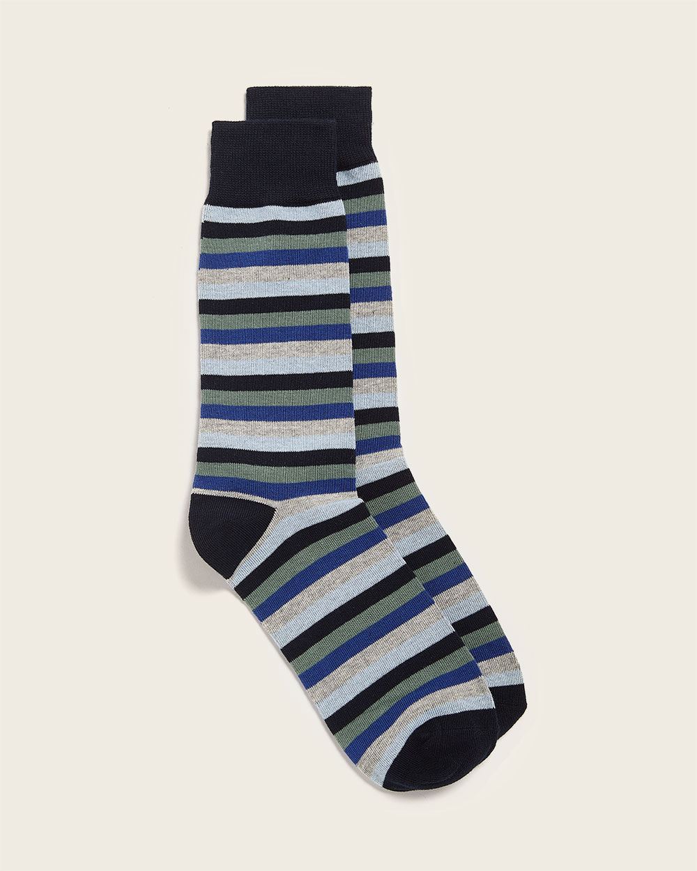 Teal stripe socks | RW&CO.
