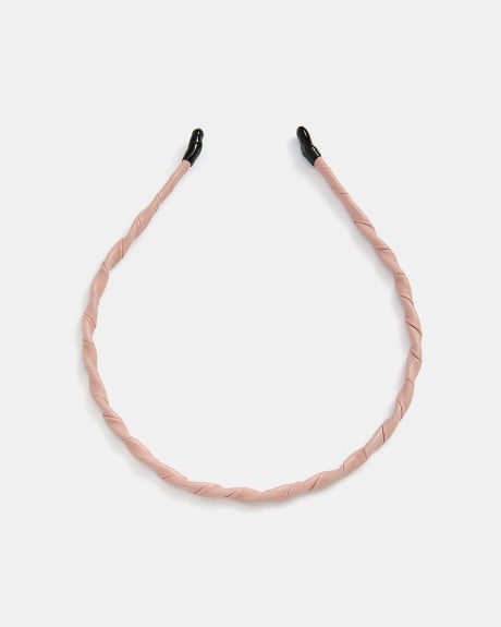 Small Twisted Faux Leather Headband