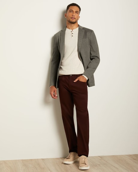 Straight fit 5-pocket pant - 34''