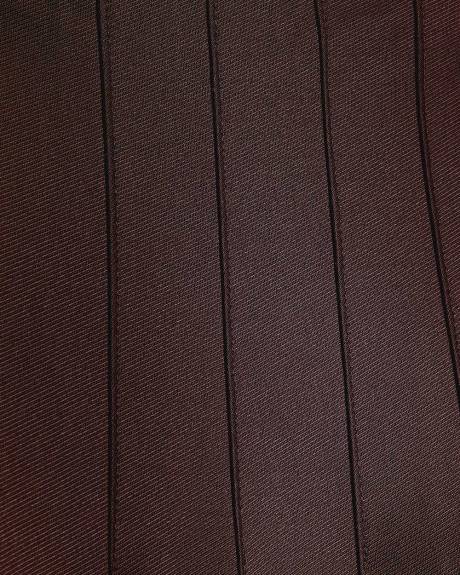 Ultra-High-Rise Twill Midi Skirt