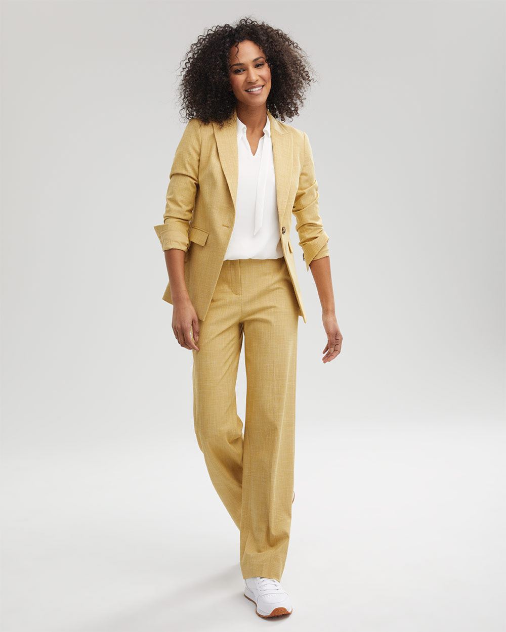 Fitted Mustard Yellow Blazer RW&CO.