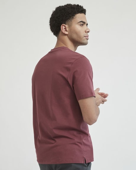 Solid Supima (R) Cotton Short Sleeve Henley T-Shirt