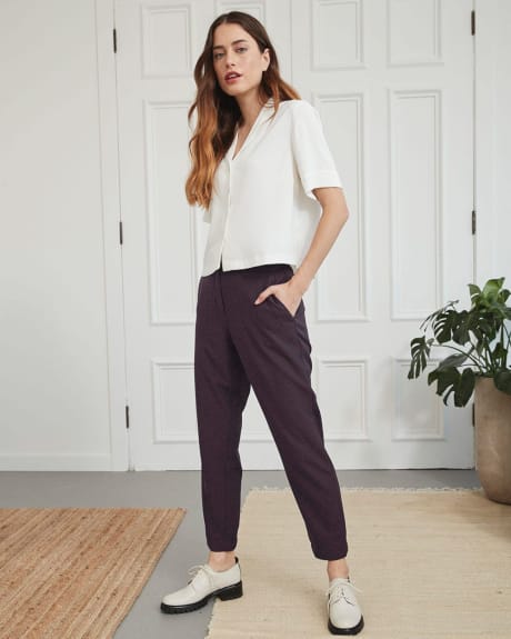 Mid-Rise Straight Ankle Pants - 27.5"