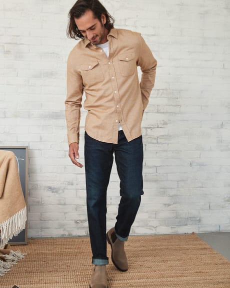 Tailored Fit Flannel Shirt