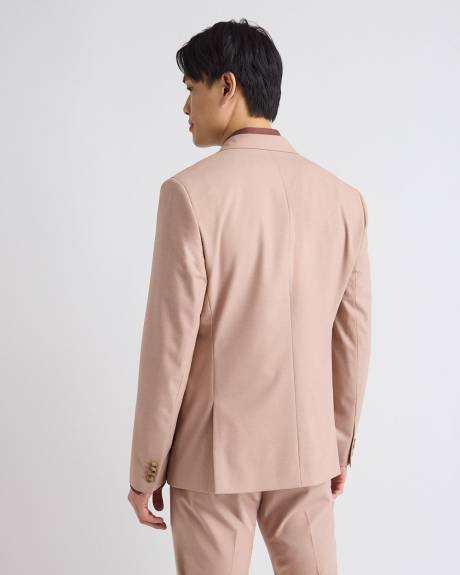 Veston de Complet Rose P&acirc;le &agrave; Coupe &Eacute;troite