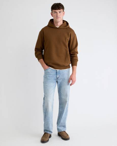 Fleece Hoodie with Kangaroo Pocket
