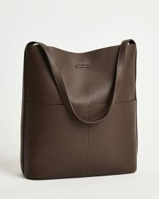 Faux Leather Tote Bag