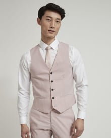 Light Pink Suit Vest
