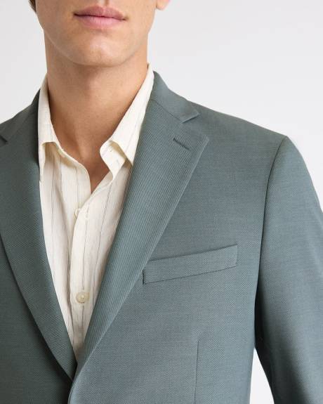 Slim-Fit Agave Suit Blazer