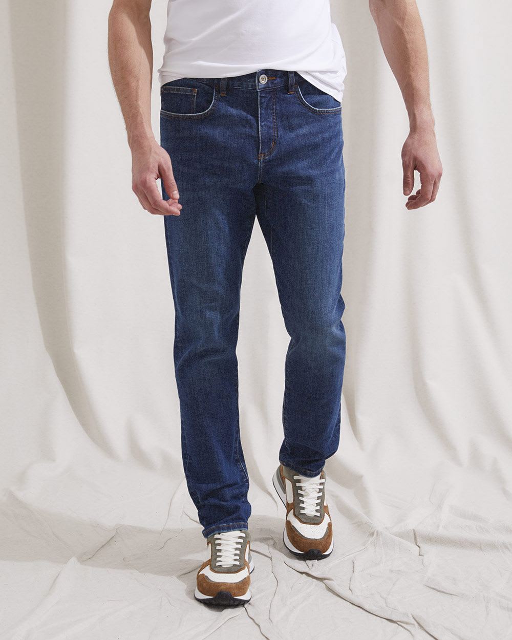Slim Leg Medium Wash Jeans