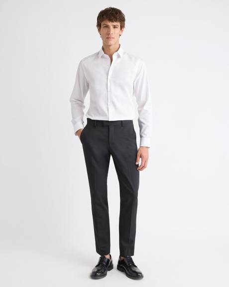 Chemise Habillée Unie à Coupe Ajustée