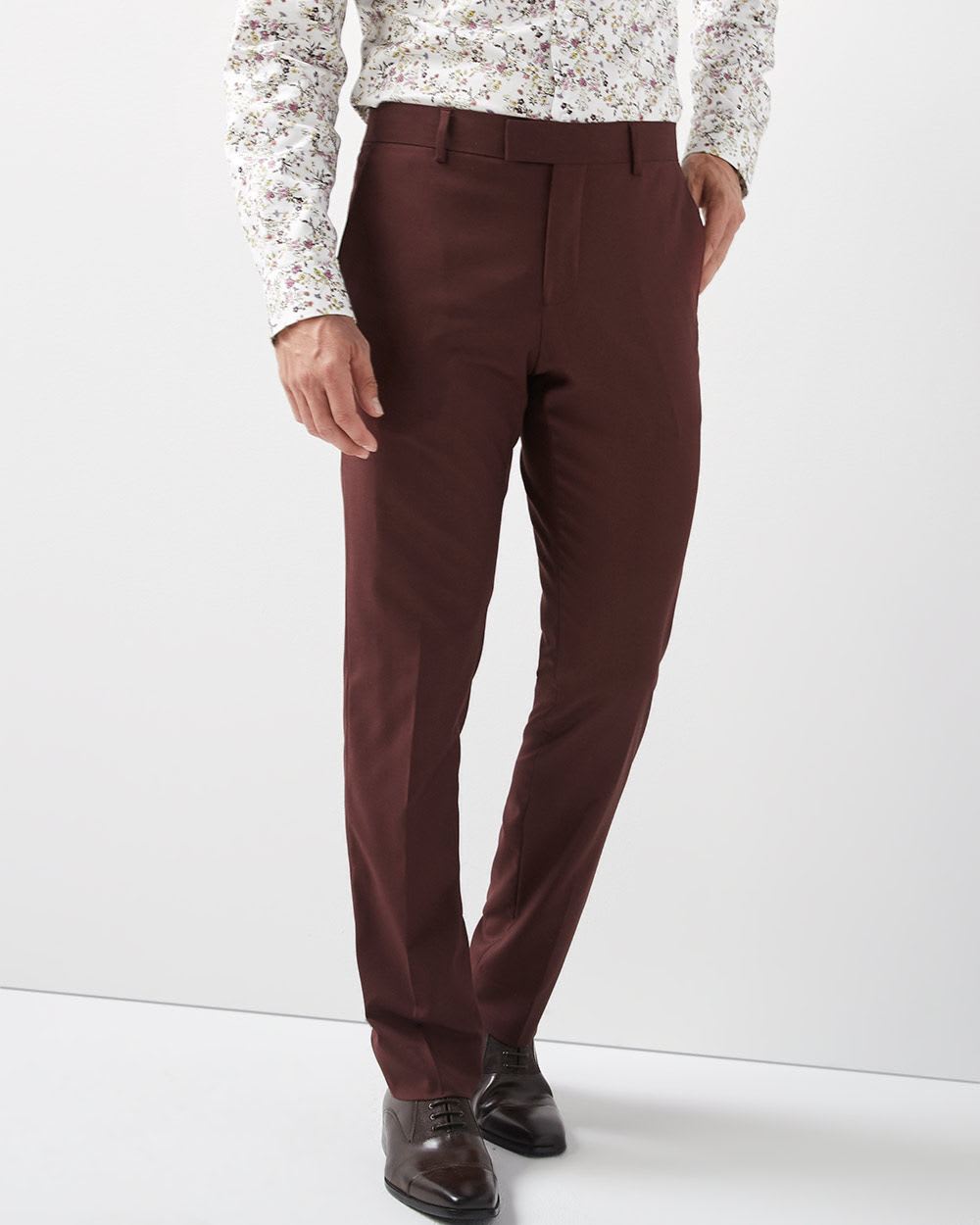 Slim Fit Deep Red Pant - Tall | RW&CO.