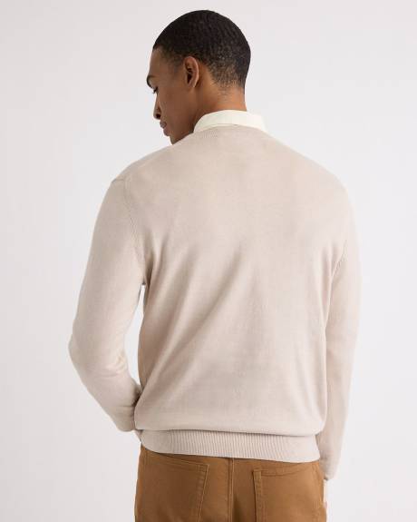 Long-Sleeve Crew-Neck Sweater