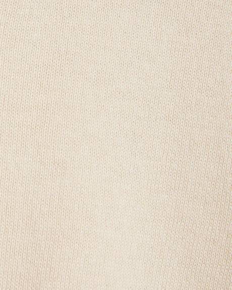 Short-Sleeve Crew-Neck Sweater