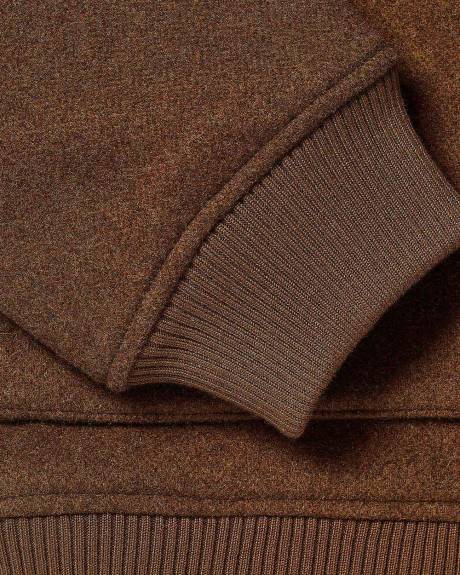 Herringbone Wool-Blend Jacket