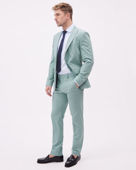 Slim-Fit Aqua Suit Pant