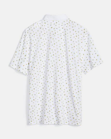 Polo with All-Over Print