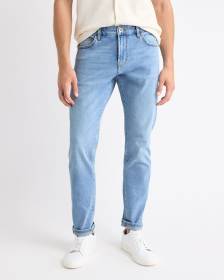 Slim-Fit Light-Wash Denim Pant