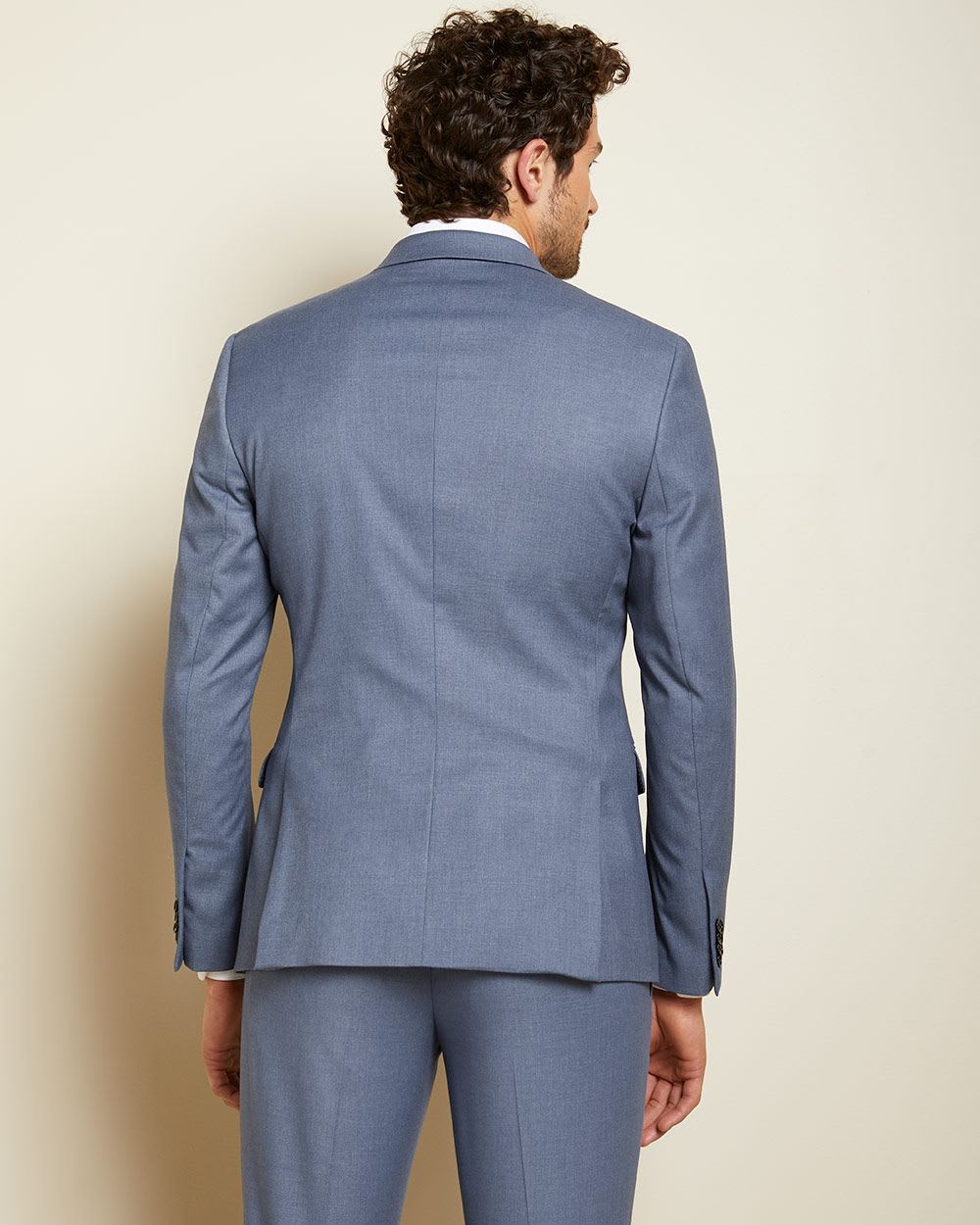 Slim Fit steel blue suit Blazer RW&CO.