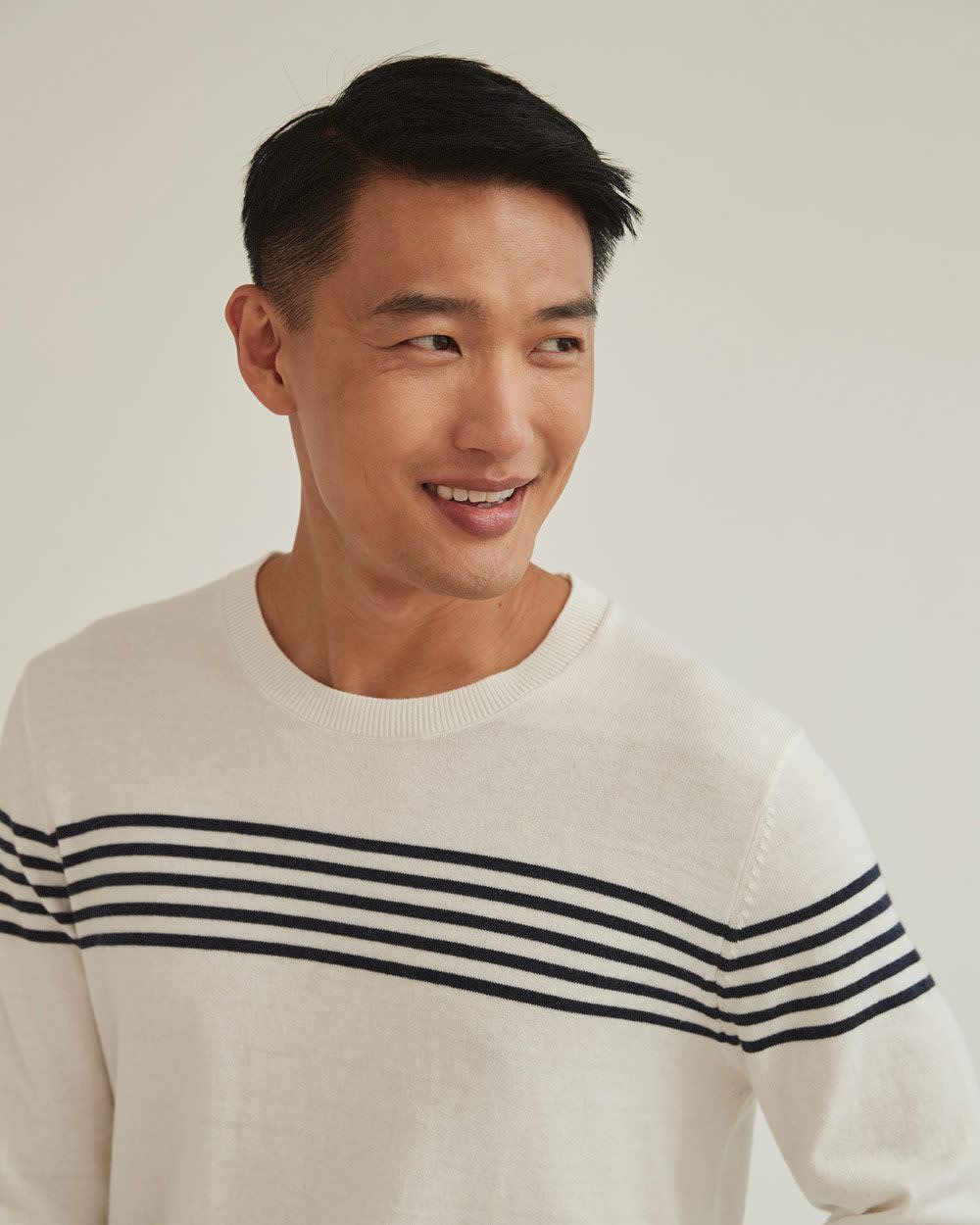 Essential Striped CrewNeck Sweater RW&CO.