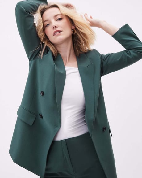Women 2 Piece Plus Size Casual Blazers Open Front Long Sleeve Button  Jackets and Pants Office Business Work Suit Set Army Green at  Women's  Clothing store
