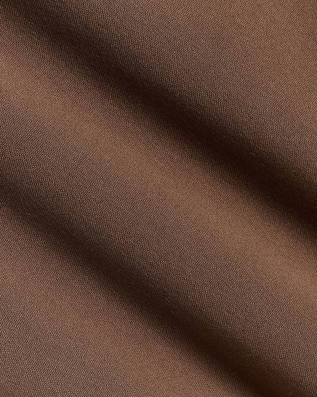 Pantalon de Complet Terracotta &agrave; Jambe Fusel&eacute;e