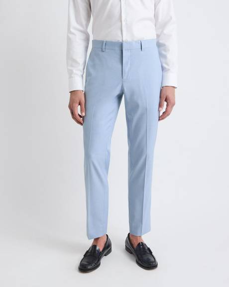 Pantalon de Complet Bleu P&acirc;le &agrave; Coupe &Eacute;troite
