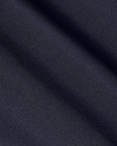 T-Shirt à Manches Très Courtes et Col Rond