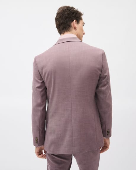 Tailored-Fit Plum Suit Blazer