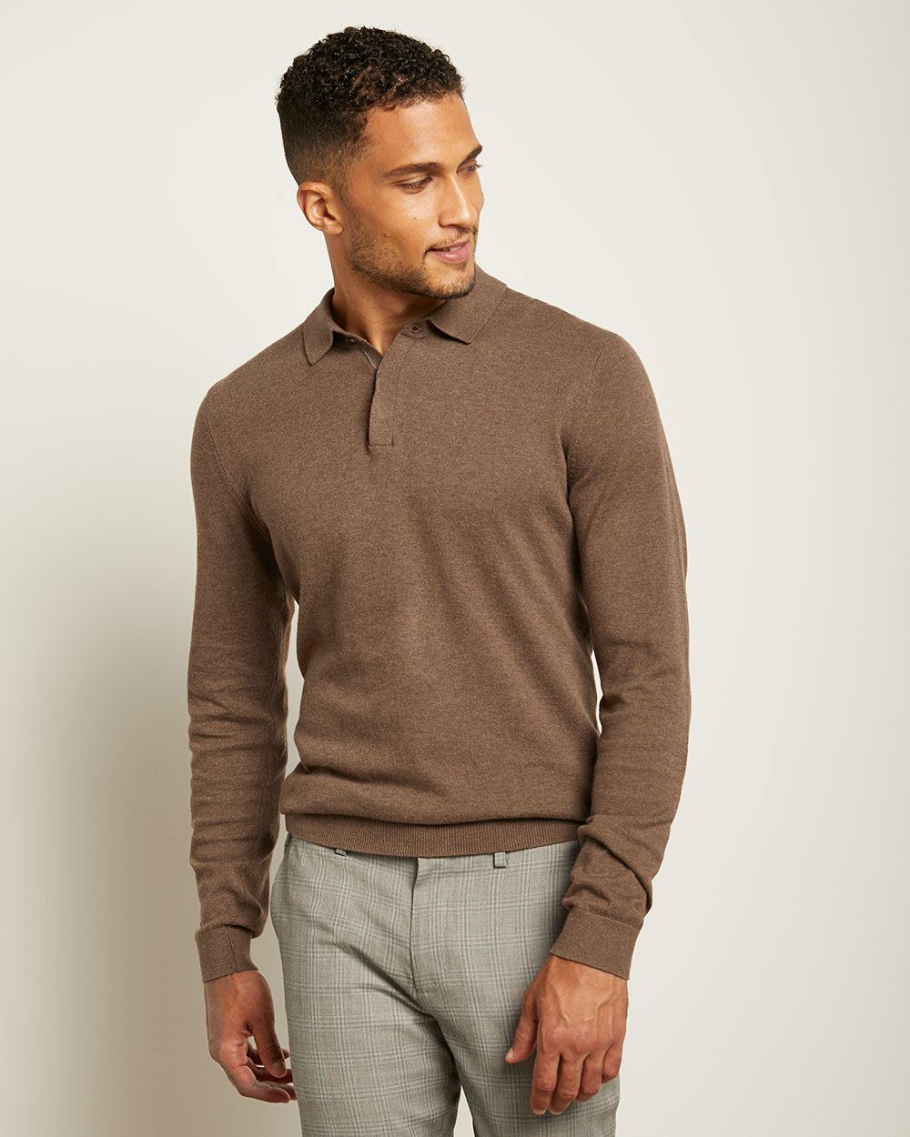 polo long sleeve sweater
