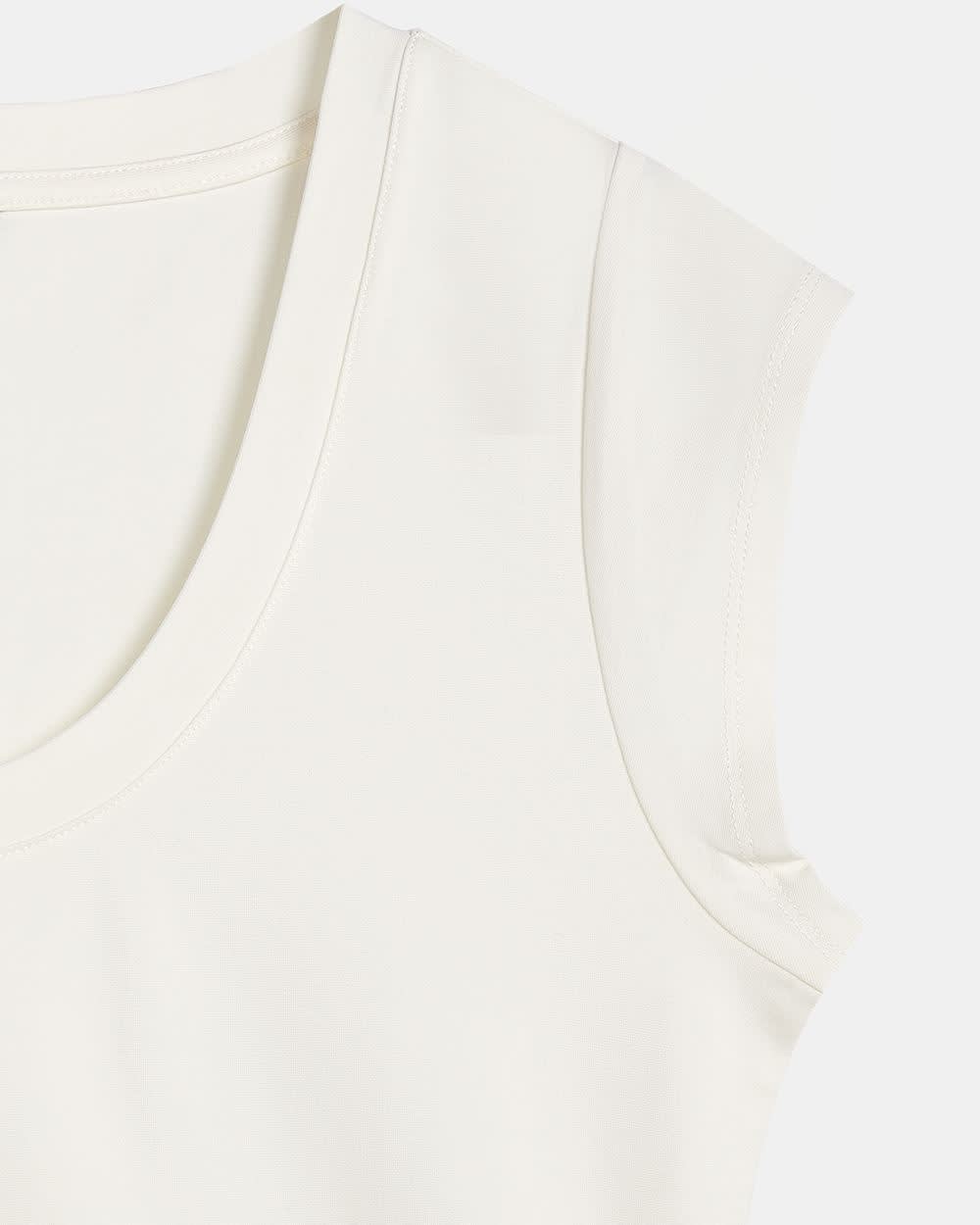 Scoop-Neck Cap Sleeve T-Shirt | RW&CO.