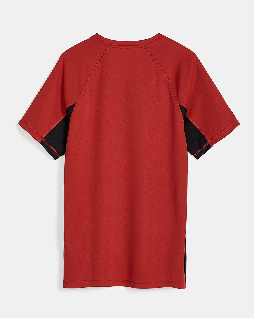 Athleisure Solid Crew-Neck T-Shirt