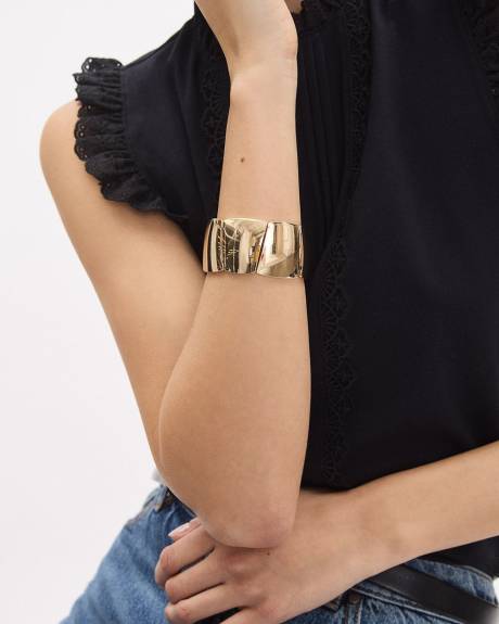 Golden Elastic Bracelet