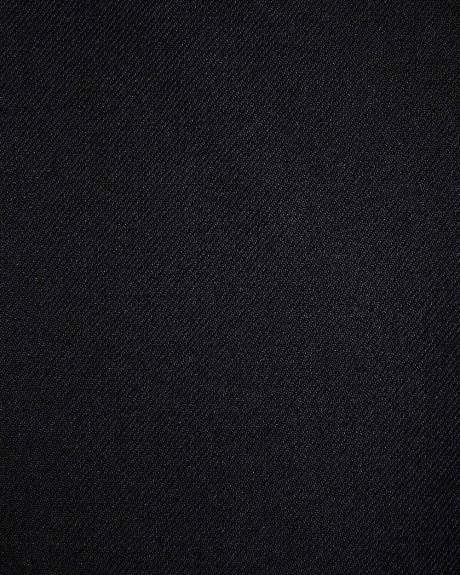 Wool-Blend Tapered-Leg Pleated Dress Pant