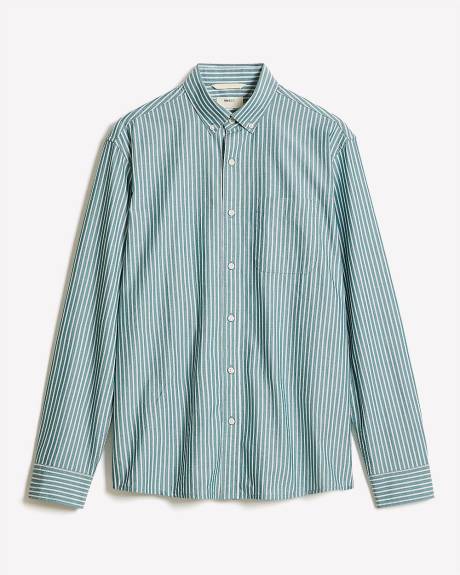 Chemise Ray&eacute;e &agrave; Manches Longues