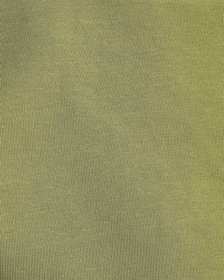 Sleeveless Round-Neck Mix-Media Midi Dress