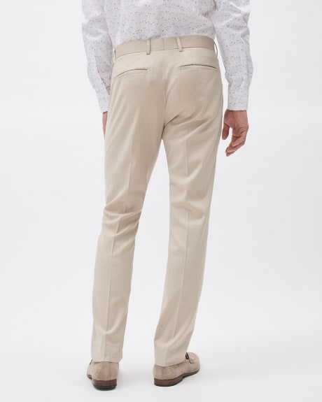 Slim-Fit Beige Suit Pant