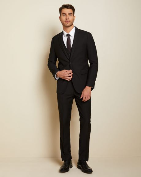 Essential Slim Fit Wool-Blend Suit Blazer - Short