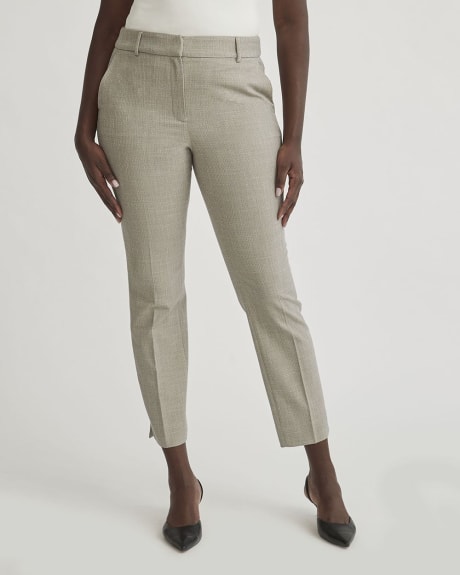 Slim Signature Ankle Pant with Side Slit