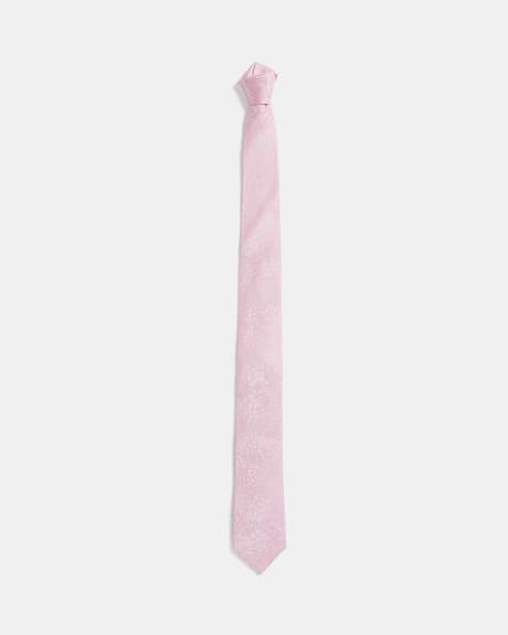 Cravate Régulière Rose Pâle