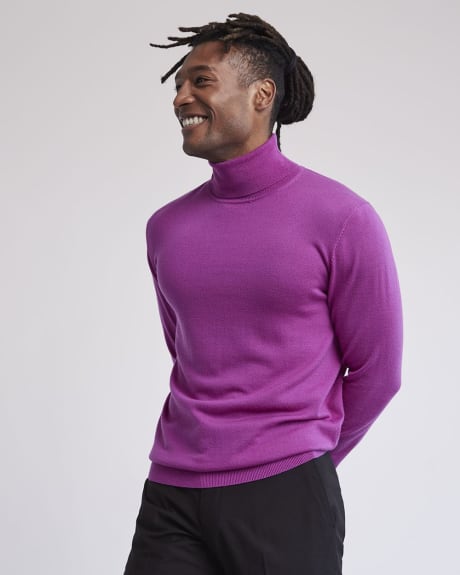 Merino-Wool Turtleneck Sweater