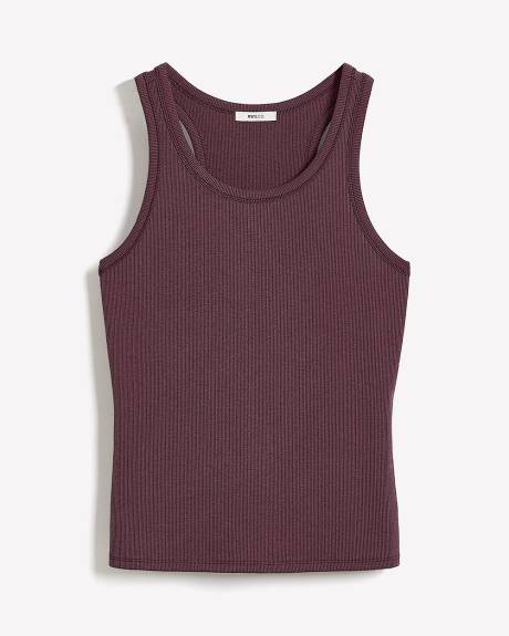 Camisole Ajustée à Col Rond et Dos Nageur