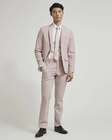 Slim Fit Light Pink Suit Pant