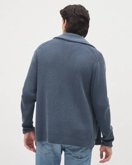 Cardigan &agrave; Encolure Style Ch&acirc;le