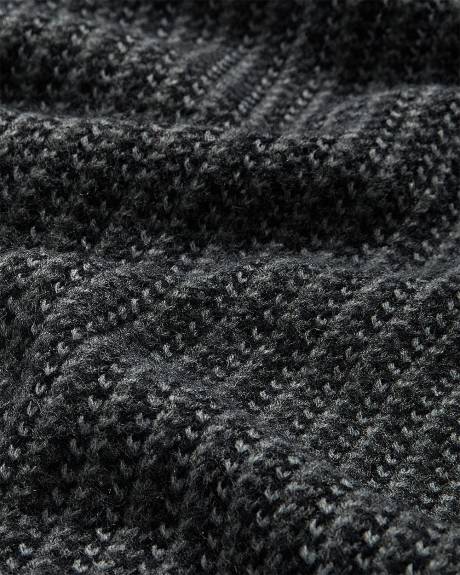 Foulard Rayé avec Franges