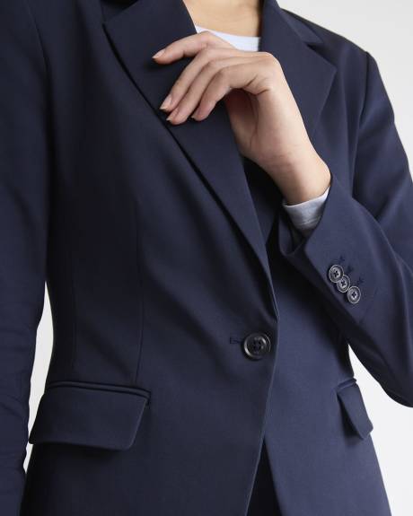 Limitless One-Button Fitted Blazer