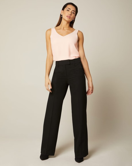 Solid Silky Crepe Cami Blouse